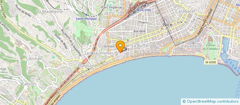 localisation de l'entreprise MADAME EVDOKIA MICHAILIDOU à NICE