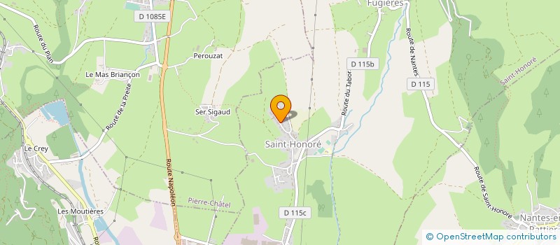 localisation de l'entreprise MADAME EVE ALBERTIN  SAINT-HONORE