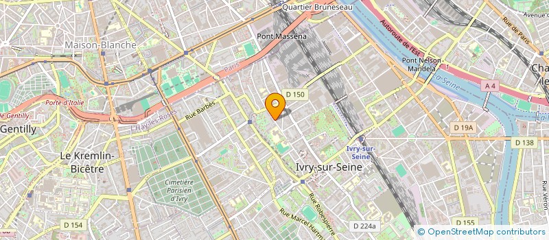 localisation de l'entreprise MADAME EVE ALEXANDRA COHEN à IVRY-SUR-SEINE