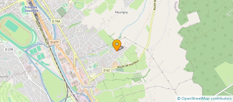 localisation de l'entreprise MADAME EVE-ANNA BERNAUS  TOUQUES