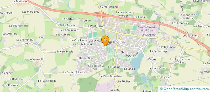 localisation de l'entreprise MADAME EVE-ANNE GILLET à SAINT-GILLES