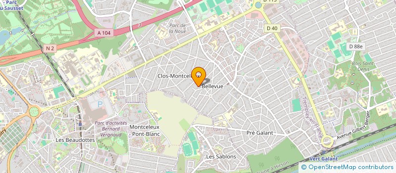 localisation de l'entreprise MADAME EVE ARTAK ZANDI à VILLEPINTE