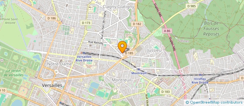 localisation de l'entreprise MADAME EVE BAILLEUL à VERSAILLES