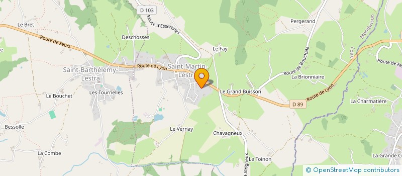 localisation de l'entreprise MADAME EVE BARLIER à PONCINS