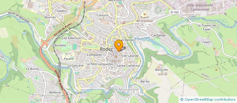 localisation de l'entreprise MADAME EVE BEC à RODEZ