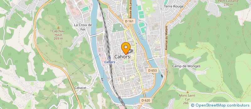 localisation de l'entreprise MADAME EVE BENOIT  CAHORS