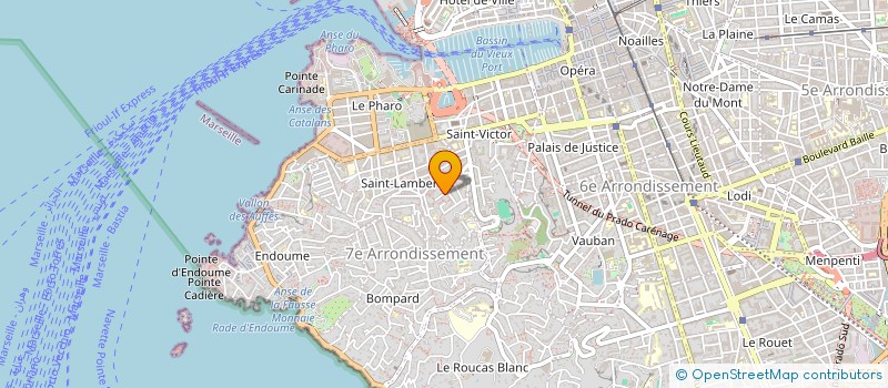 localisation de l'entreprise MADAME EVE BILLA  MARSEILLE