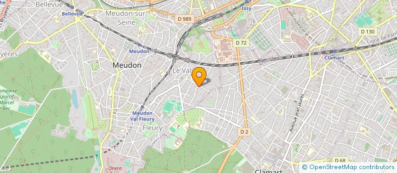 localisation de l'entreprise MADAME EVE BOMPOIL  MEUDON