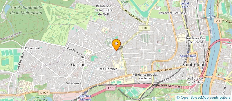localisation de l'entreprise MADAME EVE CAMPS à GARCHES