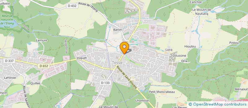 localisation de l'entreprise MADAME EVE CAPBER  TOSSE