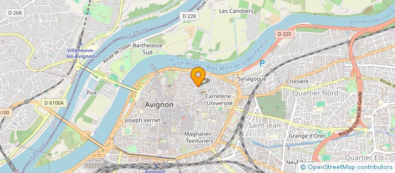 localisation de l'entreprise MADAME EVE CHABRAN  AVIGNON