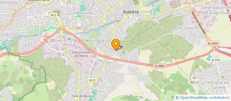 localisation de l'entreprise MADAME EVE CHABRIER  ROMAGNAT