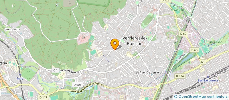 localisation de l'entreprise MADAME EVE CHANCEL à VERRIERES-LE-BUISSON