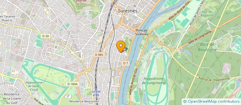 localisation de l'entreprise MADAME EVE CHEGNION à SURESNES