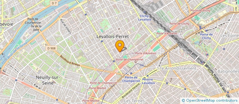 localisation de l'entreprise MADAME EVE CHEMLA à LEVALLOIS-PERRET