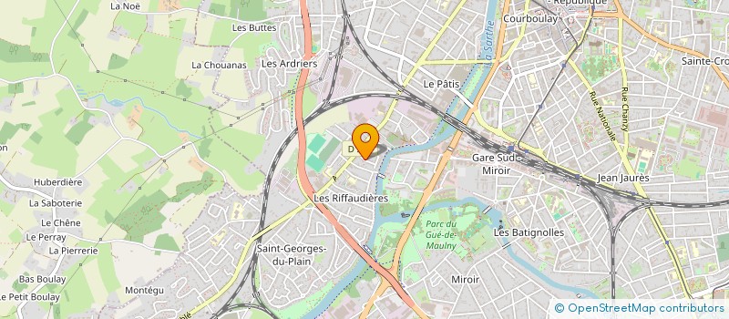 localisation de l'entreprise MADAME EVE CLAIR à LE MANS