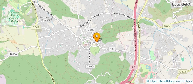 localisation de l'entreprise MADAME EVE CLAIRANT à CABRIES