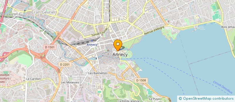 localisation de l'entreprise MADAME EVE CONDAMINE à ANNECY