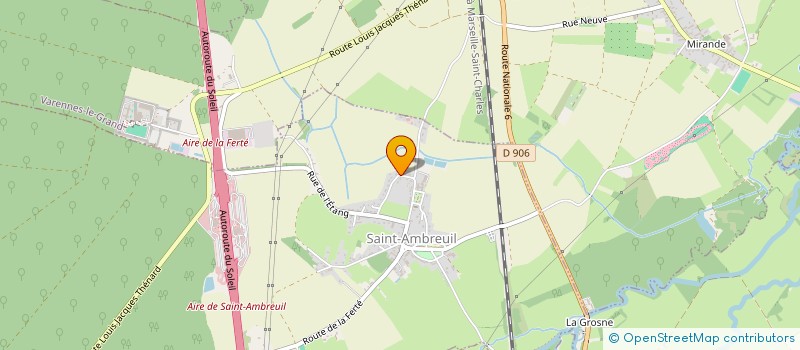 localisation de l'entreprise MADAME EVE CRISTINI  SAINT-AMBREUIL