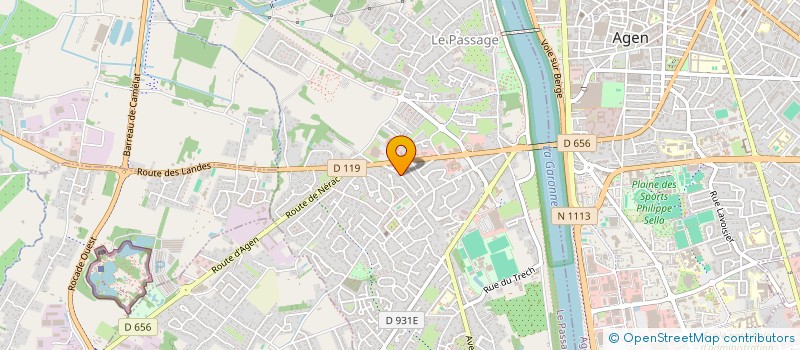localisation de l'entreprise MADAME EVE DE FRANCE à AGEN