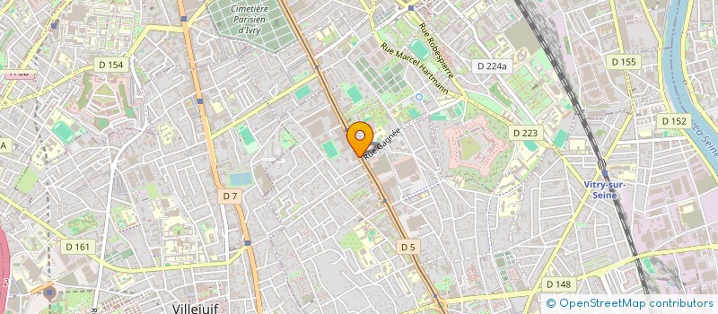 localisation de l'entreprise MADAME EVE DENIS  VITRY-SUR-SEINE