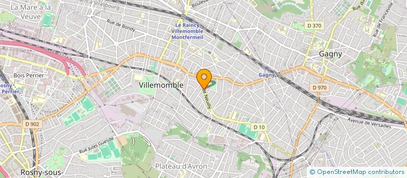 localisation de l'entreprise MADAME EVE DESAUTEL  VILLEMOMBLE
