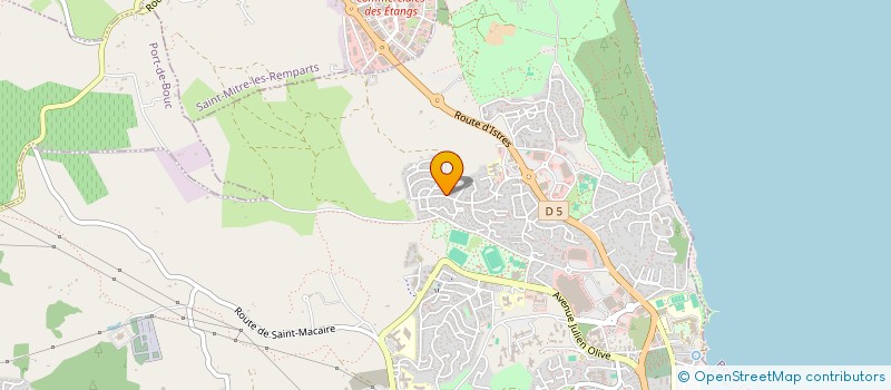 localisation de l'entreprise MADAME EVE DESTANDAU  MARTIGUES