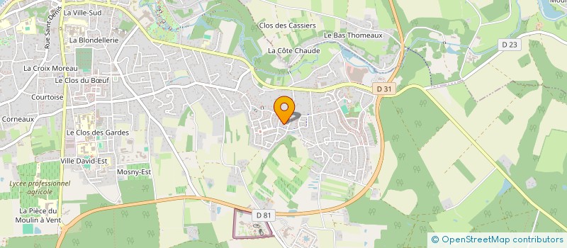 localisation de l'entreprise MADAME EVE DESTREBECQ  AMBOISE