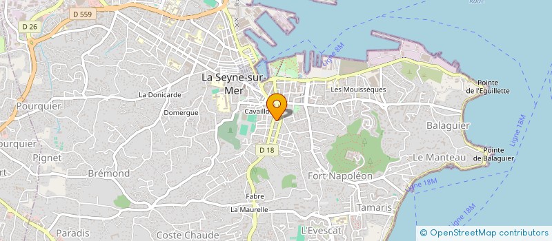 localisation de l'entreprise MADAME EVE DIADIO à LA SEYNE SUR MER