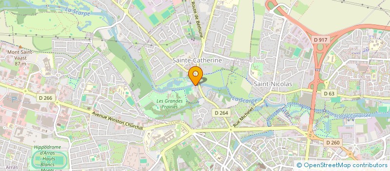 localisation de l'entreprise MADAME EVE DOUNIAS  SAINTE-CATHERINE