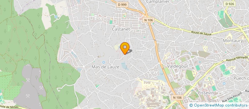 localisation de l'entreprise MADAME EVE DUBREUIL  VILLENEUVE-LES-MAGUELONE