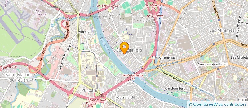 localisation de l'entreprise MADAME EVE ENJALBERT  TOULOUSE