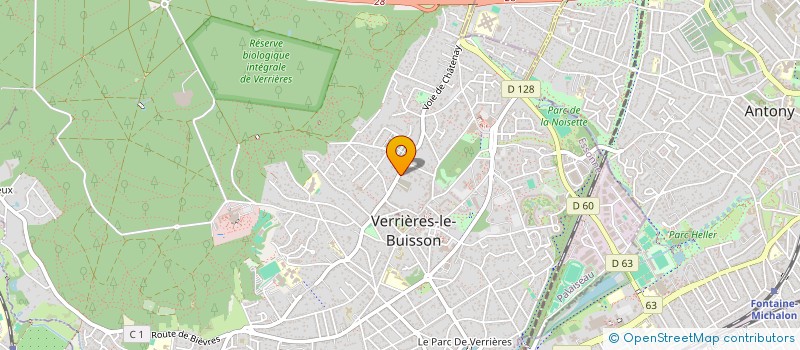localisation de l'entreprise MADAME EVE ESMARD à VERRIERES-LE-BUISSON