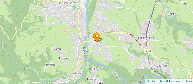 localisation de l'entreprise MADAME EVE FARGEOT  BAS-EN-BASSET