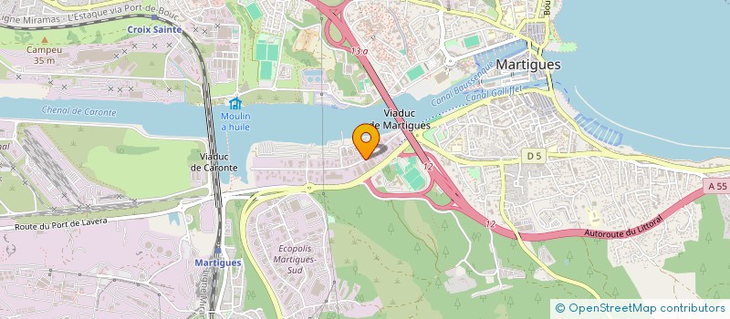 localisation de l'entreprise MADAME EVE FERNANDEZ à MARTIGUES