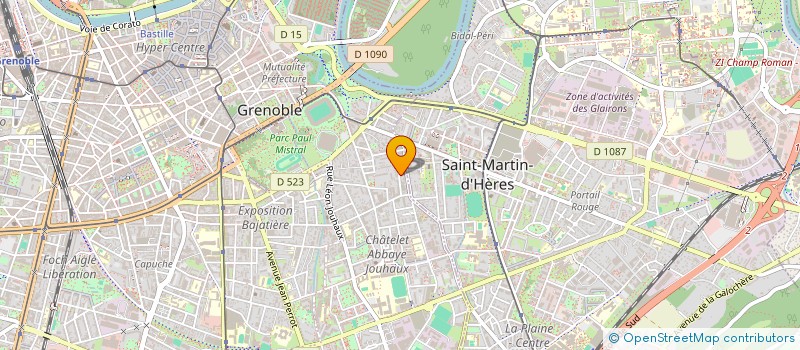 localisation de l'entreprise MADAME EVE FEUGIER  GRENOBLE