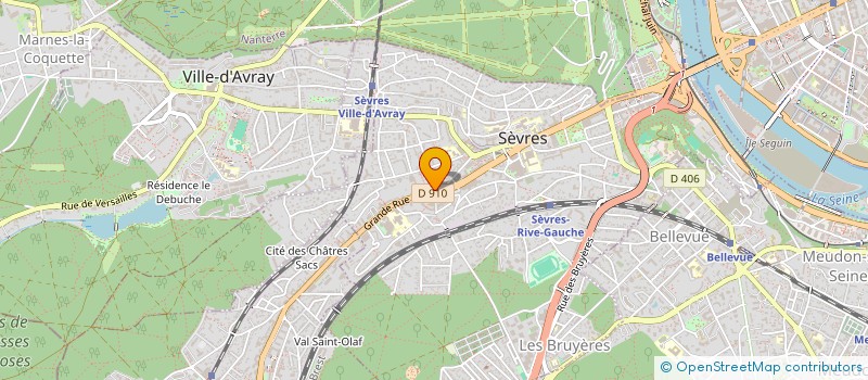 localisation de l'entreprise MADAME EVE FOFANA à SEVRES