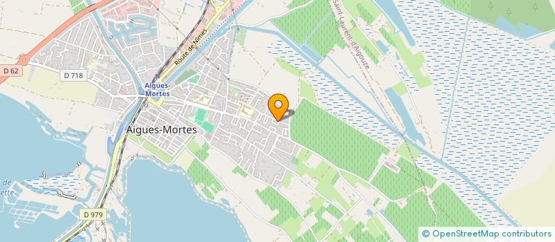 localisation de l'entreprise MADAME EVE FONTAINE  AIGUES-MORTES