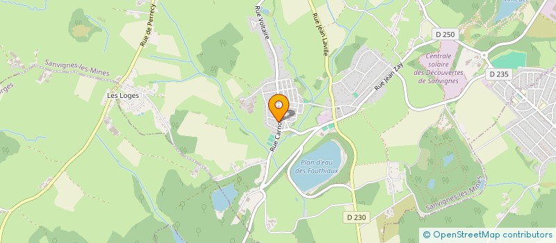 localisation de l'entreprise MADAME EVE FRECAUT  SANVIGNES-LES-MINES