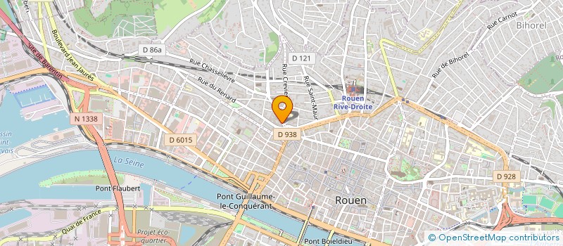 localisation de l'entreprise MADAME EVE FROGER  ROUEN