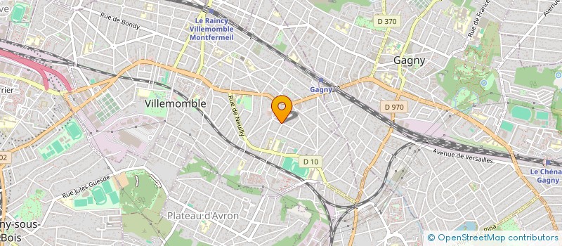 localisation de l'entreprise MADAME EVE FROIDEVAUX à VILLEMOMBLE