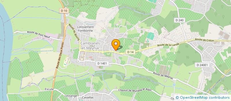 localisation de l'entreprise MADAME EVE GAILLARD  CAMBLANES-ET-MEYNAC