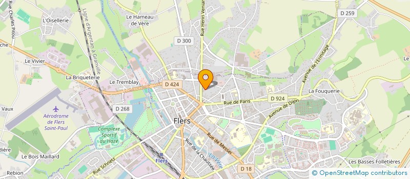 localisation de l'entreprise MADAME EVE GALLET à FLERS