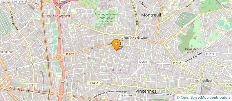 localisation de l'entreprise MADAME EVE GANOT à MONTREUIL