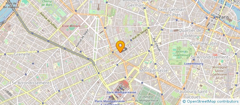 localisation de l'entreprise MADAME EVE GOUINGUENET à PARIS
