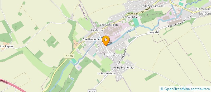 localisation de l'entreprise MADAME EVE GOURDAIN  SAINT-OUEN