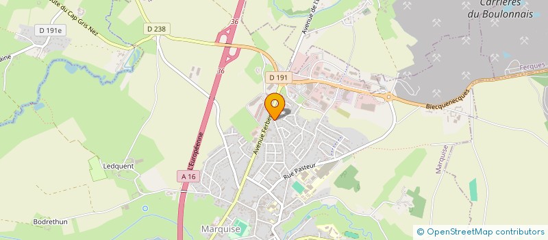 localisation de l'entreprise MADAME EVE GRATIEN  MARQUISE