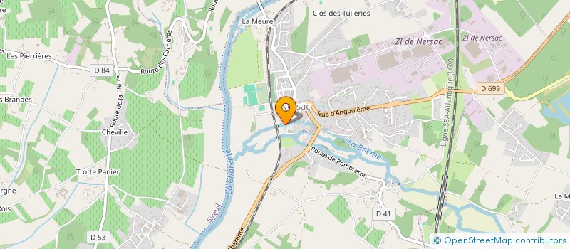 localisation de l'entreprise MADAME EVE GROUSSEAUD  FARGUES-SAINT-HILAIRE