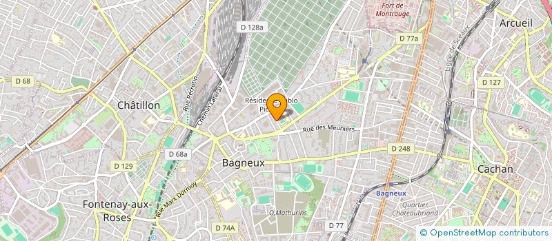 localisation de l'entreprise MADAME EVE HALIMI à BAGNEUX