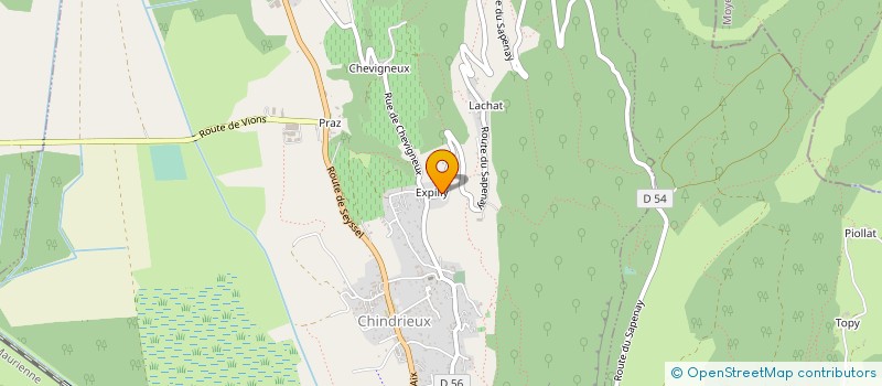 localisation de l'entreprise MADAME EVE HANRIOUD  CHINDRIEUX